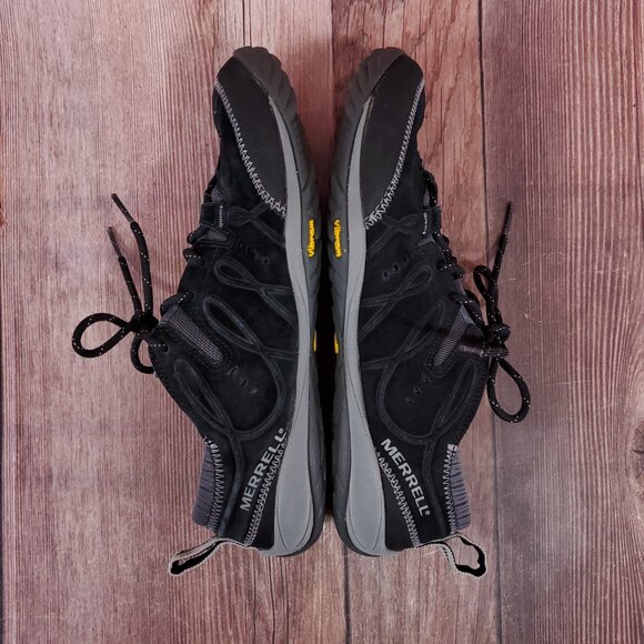 Merrell Contour Glove Black Womens Size 9 Barefoot Suede Trail Running Shoes - Picture 9 of 14